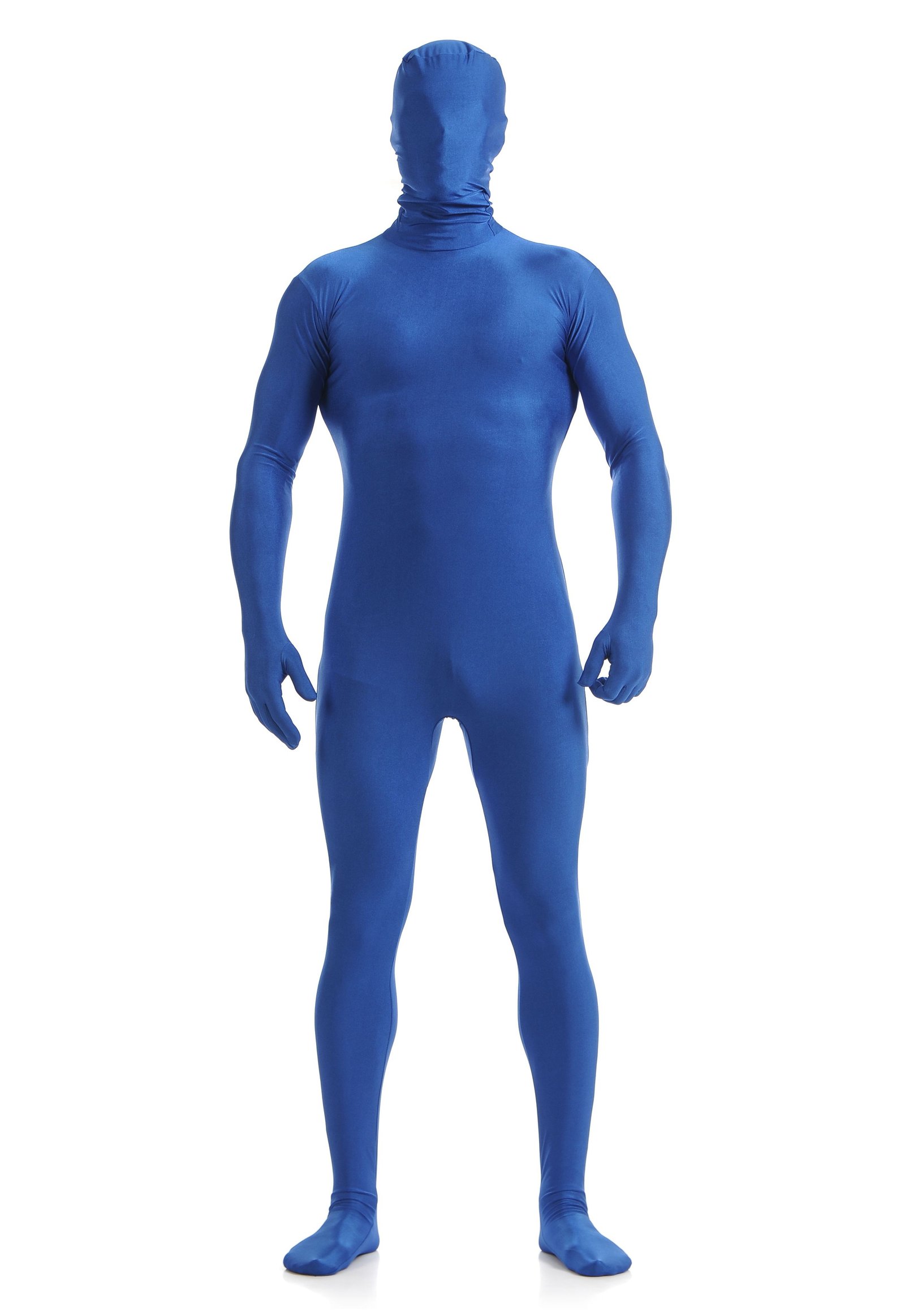 Morphsuit Skinsuit Lycra Spandex Drakt Heldekkende Herre Mørkblå