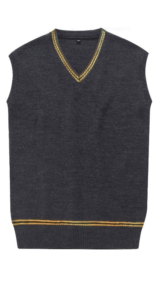Harry Potter Strikket Genser Vest Hufflepuff Cosplay Kostymer Voksen