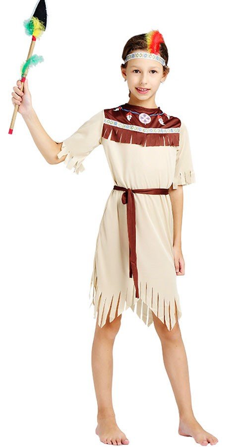 Halloween Indianer Kostyme For Jente