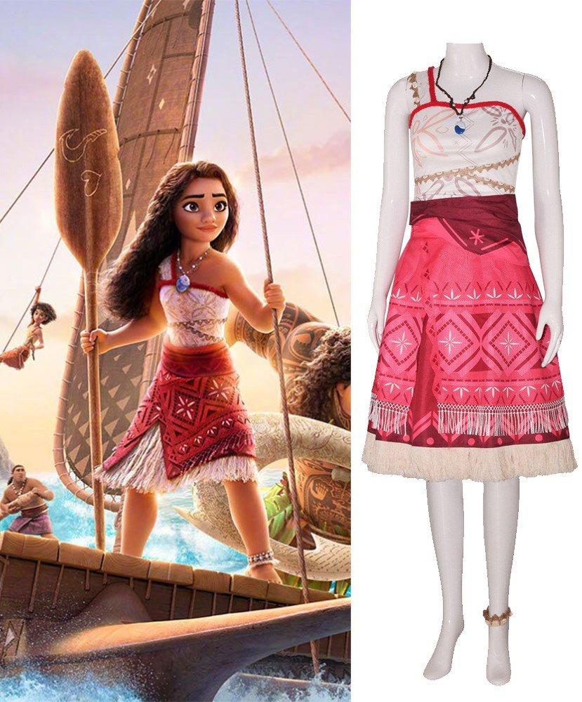 Moana 2 Vaiana Kostyme For Voksen Og Barn