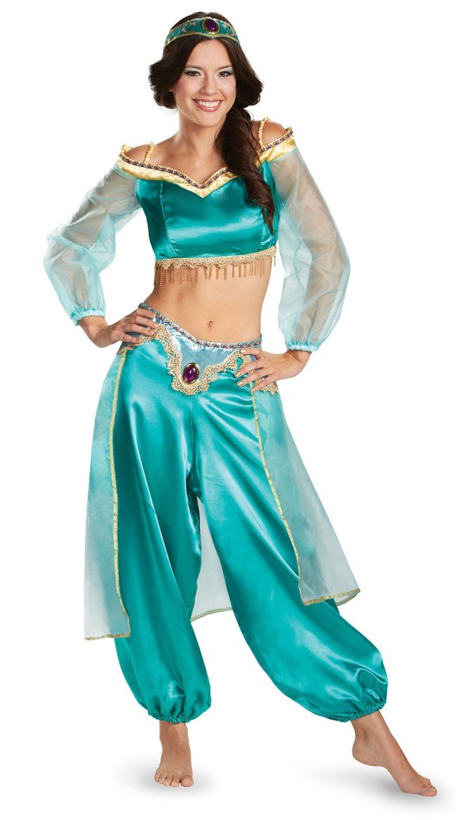 Arabisk Prinsesse Jasmine Kostyme Dame