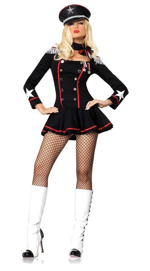 Militære Flyvertinne Kostyme