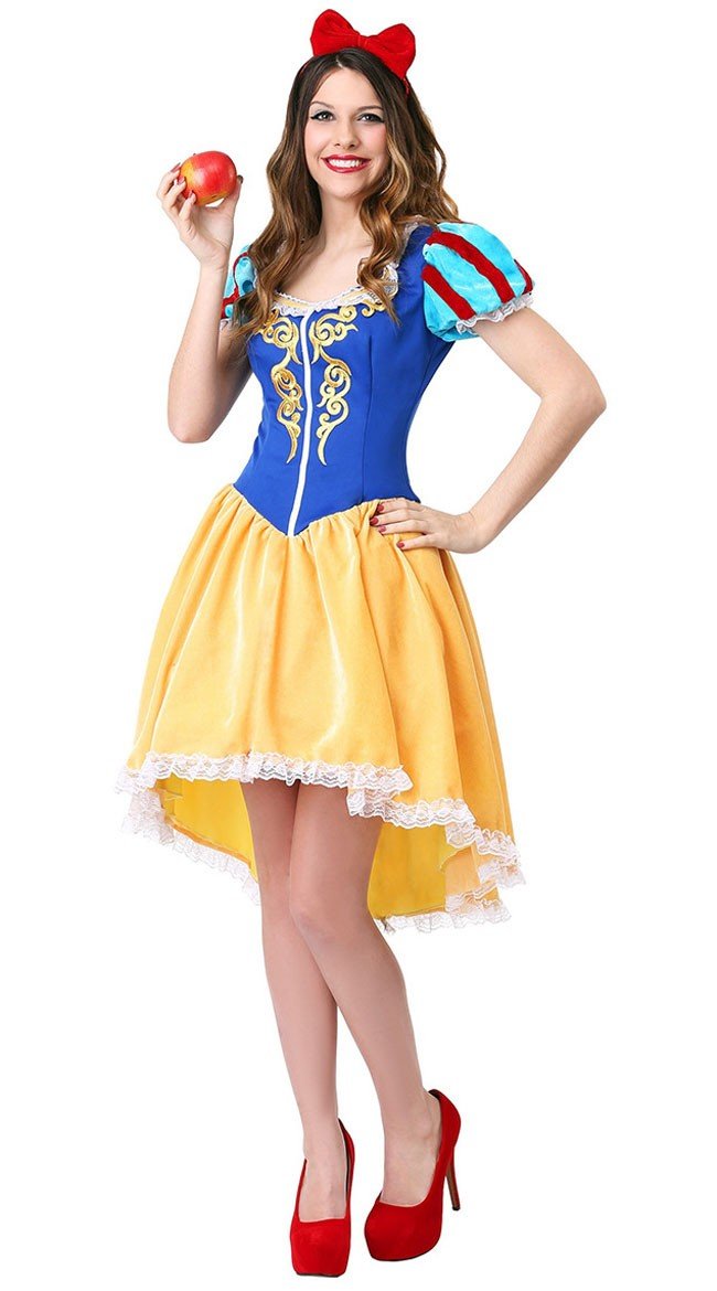 Fortryllende Snøhvit Kostyme Voksne Prinsessekjole