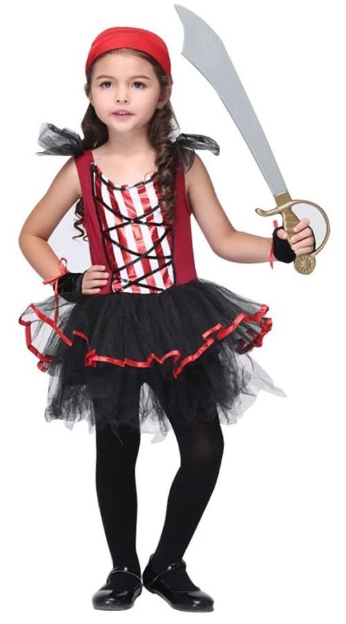 Nyhet Jente Pirat Kostymer til Halloween
