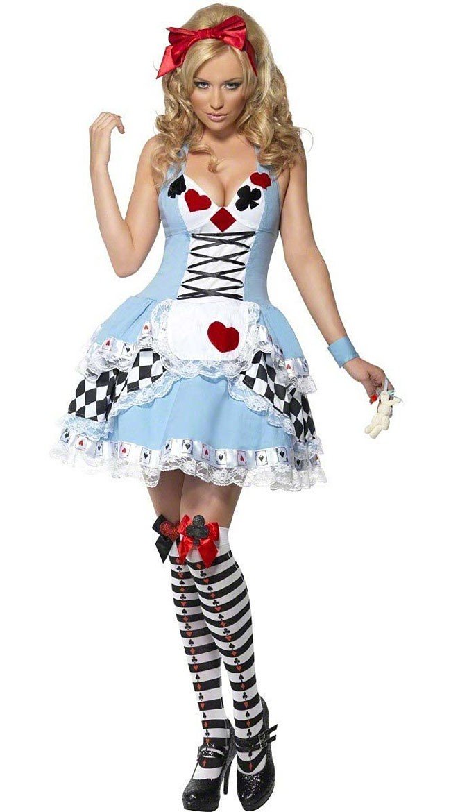 Alice i Eventyrland Bedårende Miss Alice Kostyme