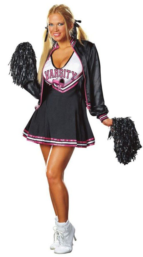 Varsity Deluxe Sexy Cheerleader Kostyme