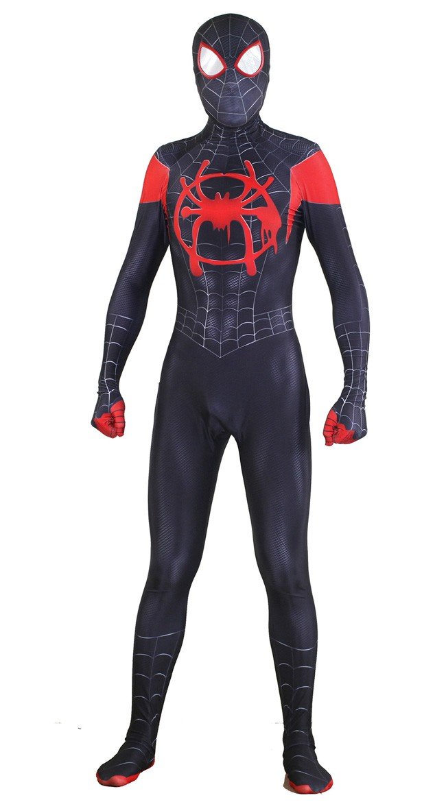 Miles Morales Spiderman Kostyme Voksen Spider Man Into the Spider Verse