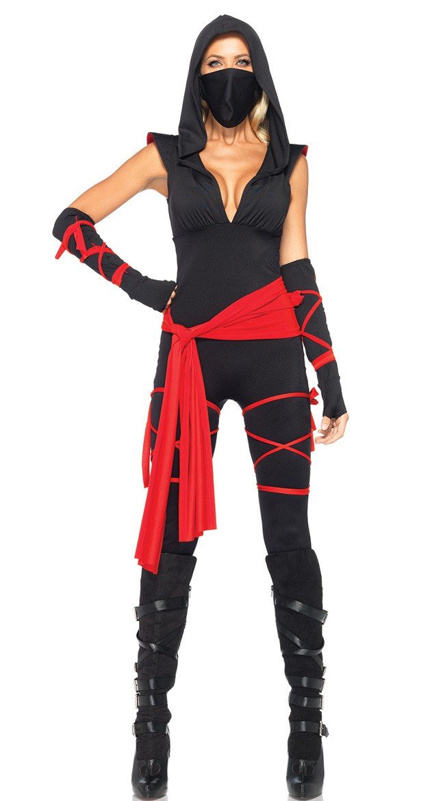 Halloween Stealth Ninja Kostyme Dame