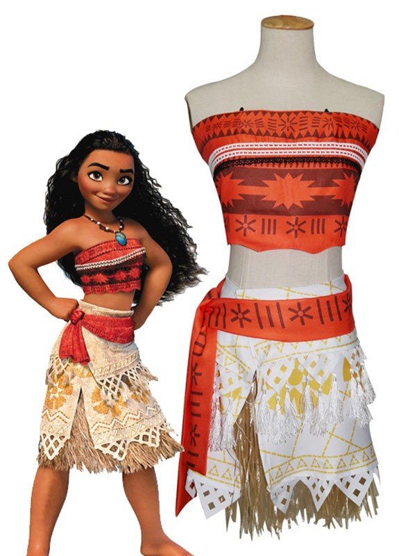 Vaiana Kostyme Voksen Moana Kostyme For Dame