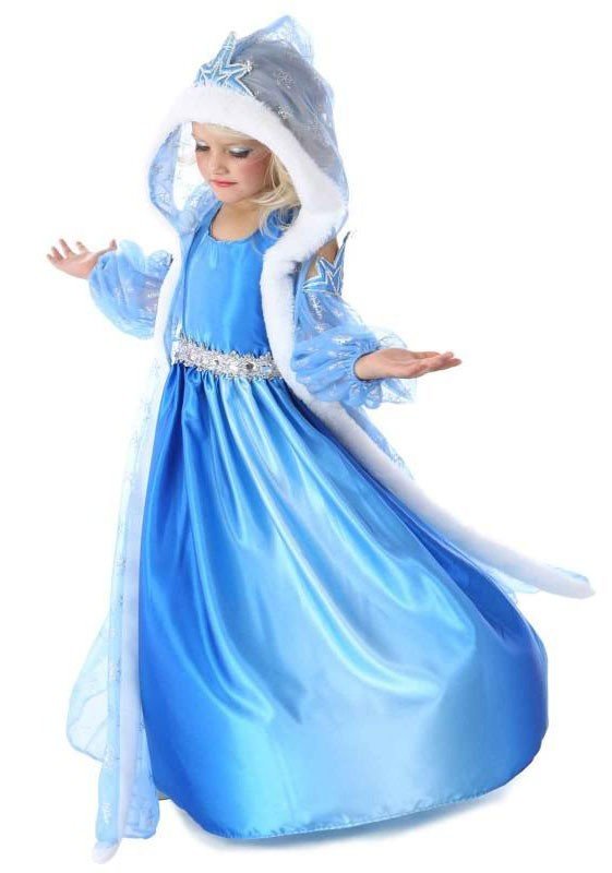 Frozen Kostyme Prinsesse Elsa Kjole Barn