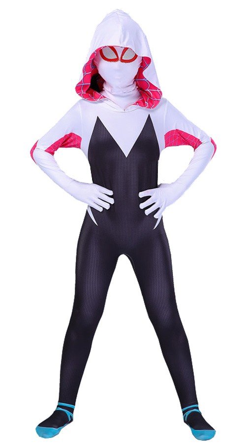 Spider Gwen Kostyme Spidergirl Superhelt Kostyme Barn