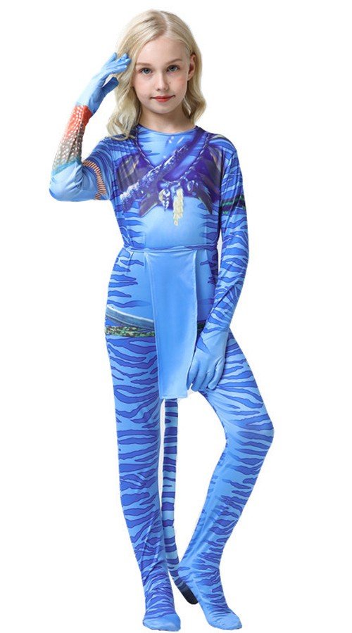 Barn Avatar Neytiri Kostyme Halloween Cosplay Karnevalkostyme for Jente