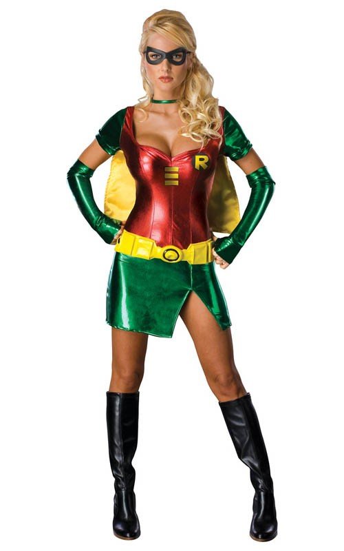 Sexy Robin Kostyme Superhelt Kostyme