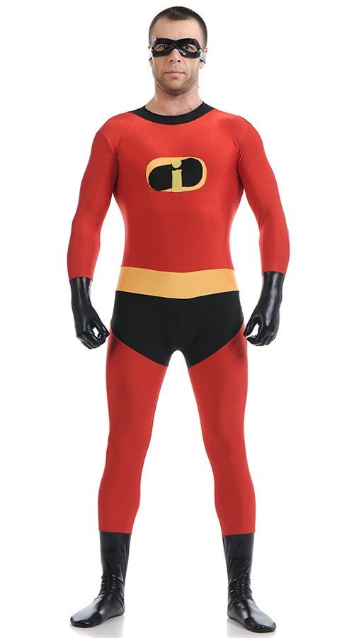 Incredibles Kostyme Klassisk Lycra Morphsuit Voksen og Barn