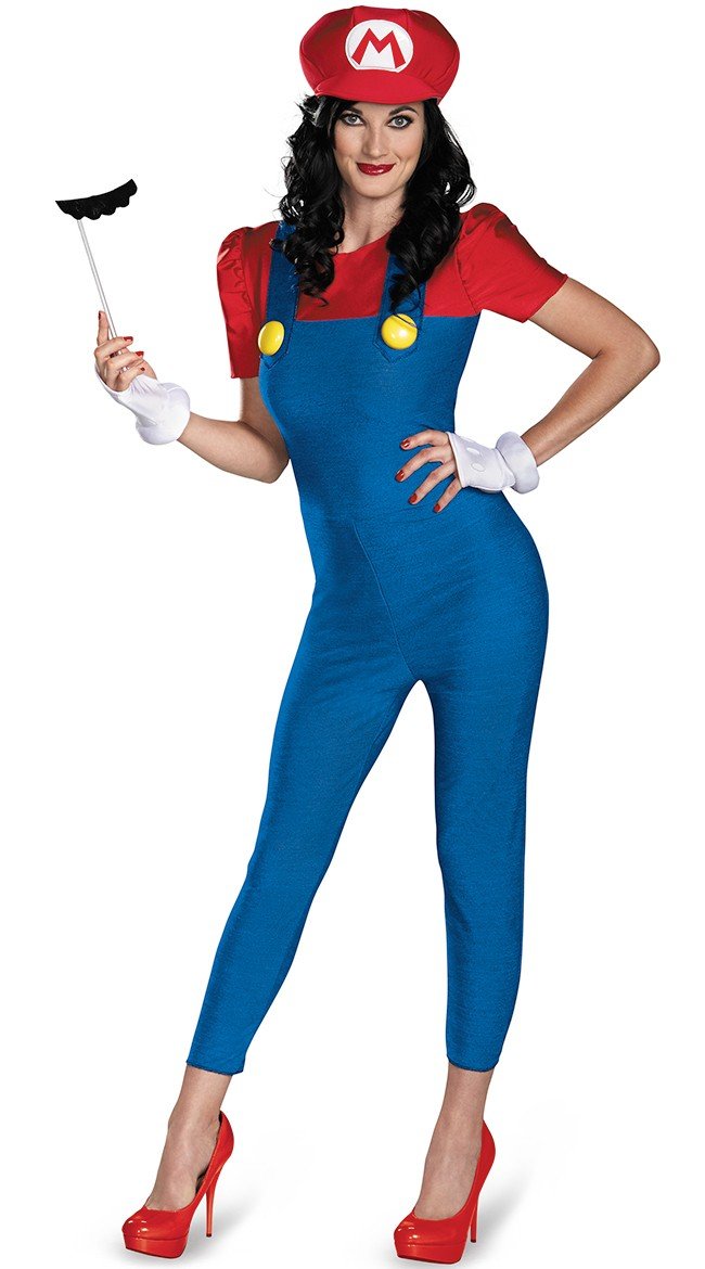 Deluxe Super Mario Kostyme Bodycon