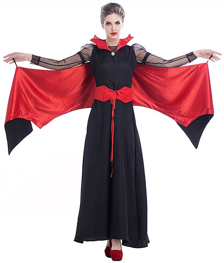 Dame Bratte Vampyr Kostyme