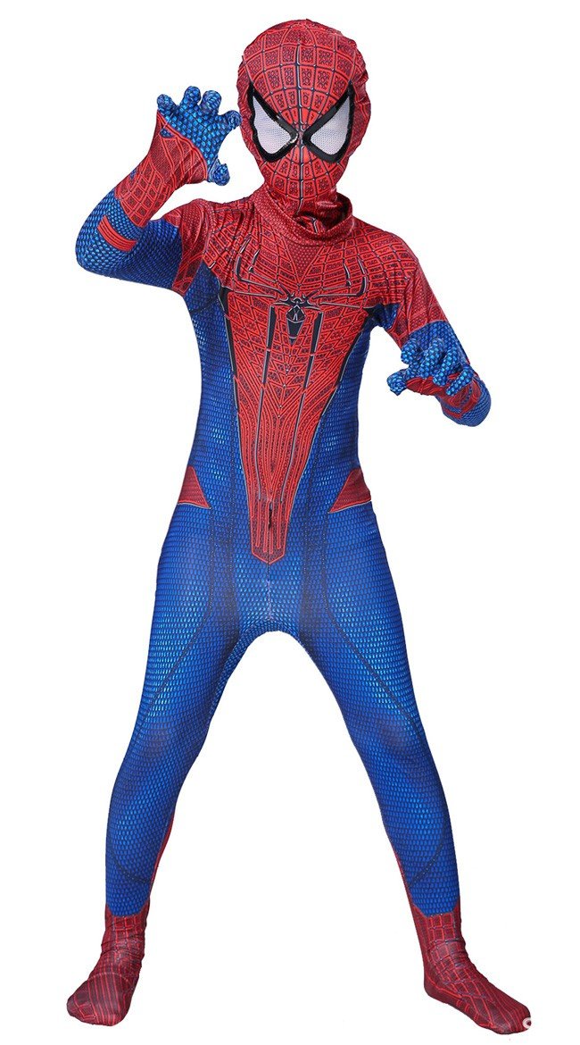 Nytt Spiderman 2 Kostyme for Barn og Voksne Superheltekostymer