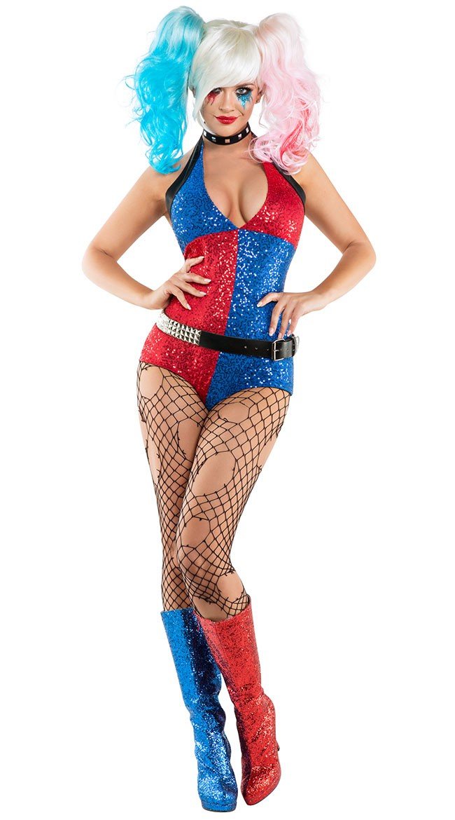 Sexy Klovne Harley Quinn Kostyme Dame