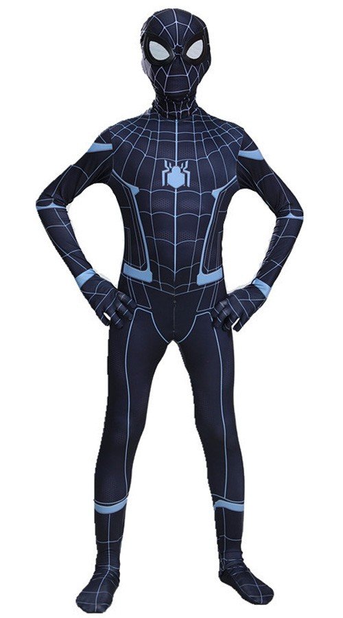 Homecoming Spiderman Kostyme Svart Superheltekostymer for Barn og Voksne