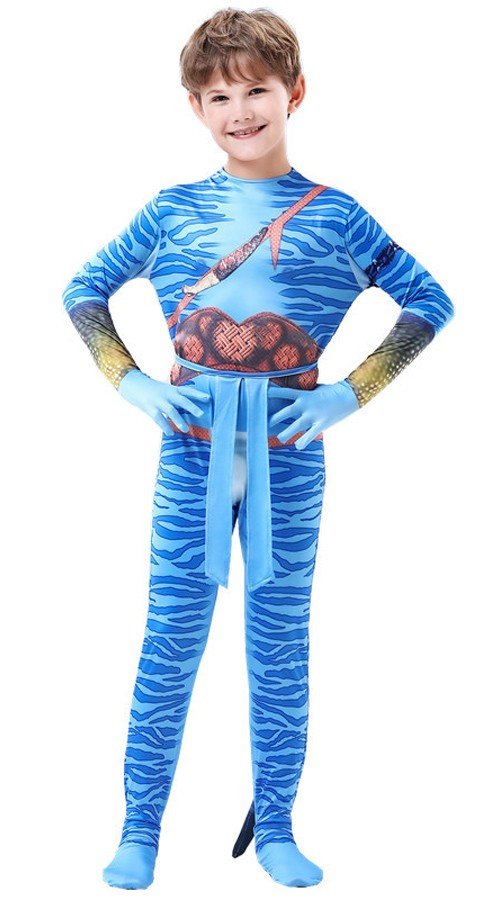 Barn Avatar Jake Sully Kostyme Halloween Cosplay Karnevalkostyme for Gutter