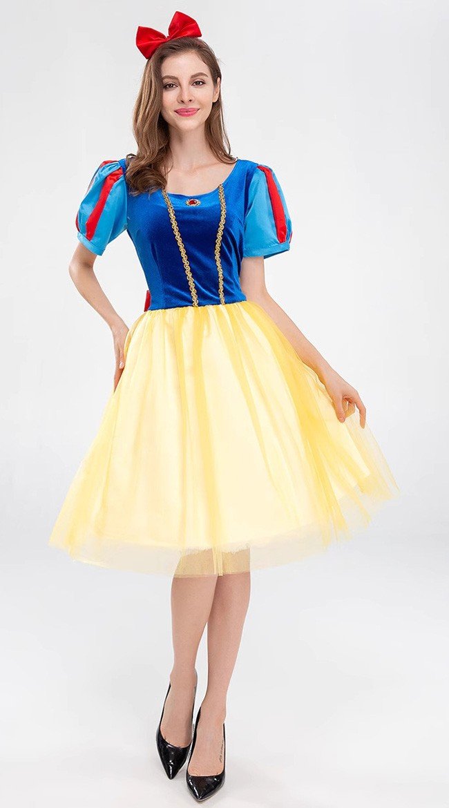 Snøhvit Kostyme for Voksne Eventyr Prinsessekostyme