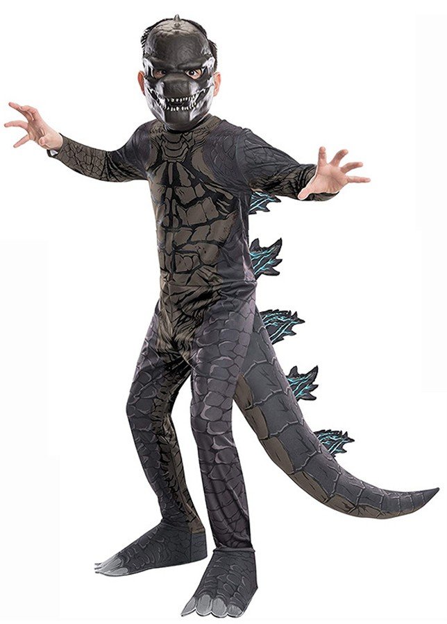 Godzilla Kostyme Barn Monster Cosplay Kostymer