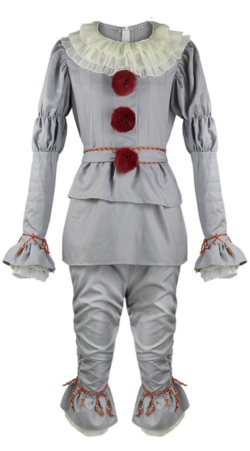 Halloween Klovnekostyme Voksne IT 2 Pennywise Kostyme for Barn