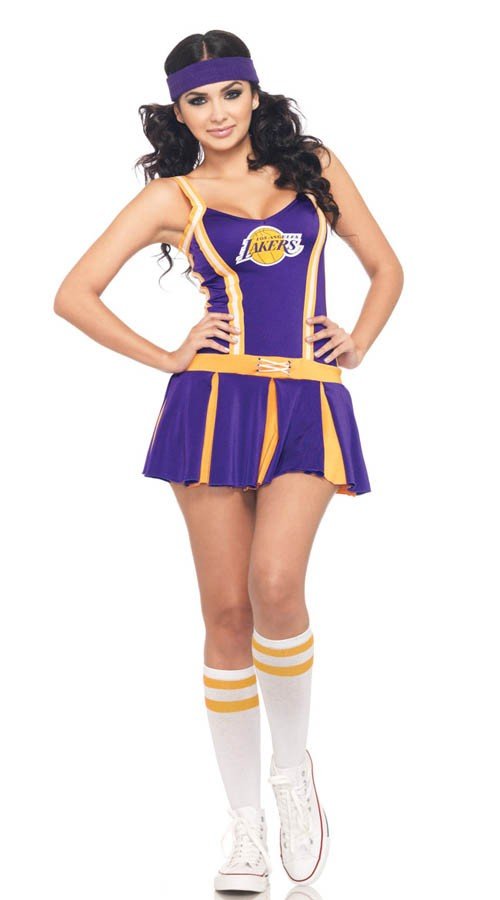 NBA LA Lakers Cheerleader Kostyme