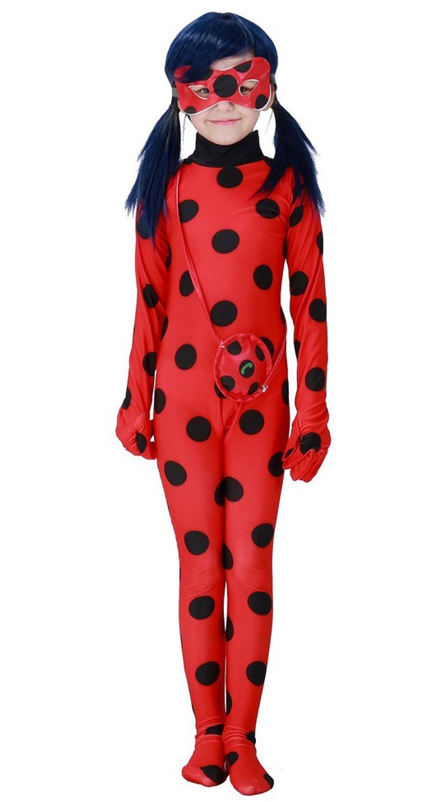 Mirakuløse Marihøne Kostyme Barn Miraculous Ladybug Kostyme