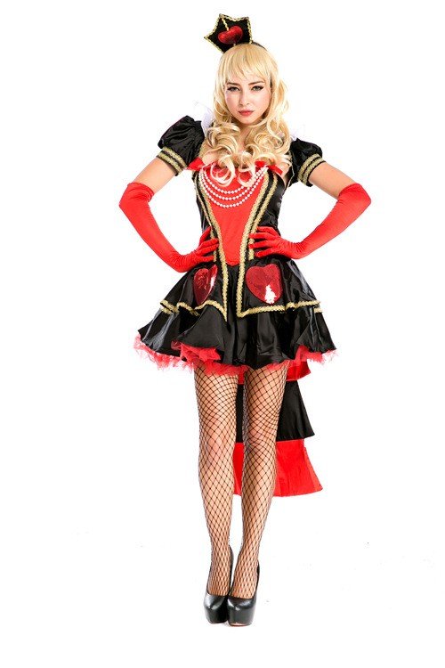 Sexy Hjerter Dronning Kostyme Alice i Wonderland