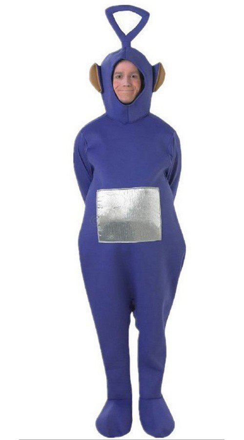 Teletubbies Kostymer Tinky Winky Kostyme Voksen Halloweenfest Karnevalkostyme