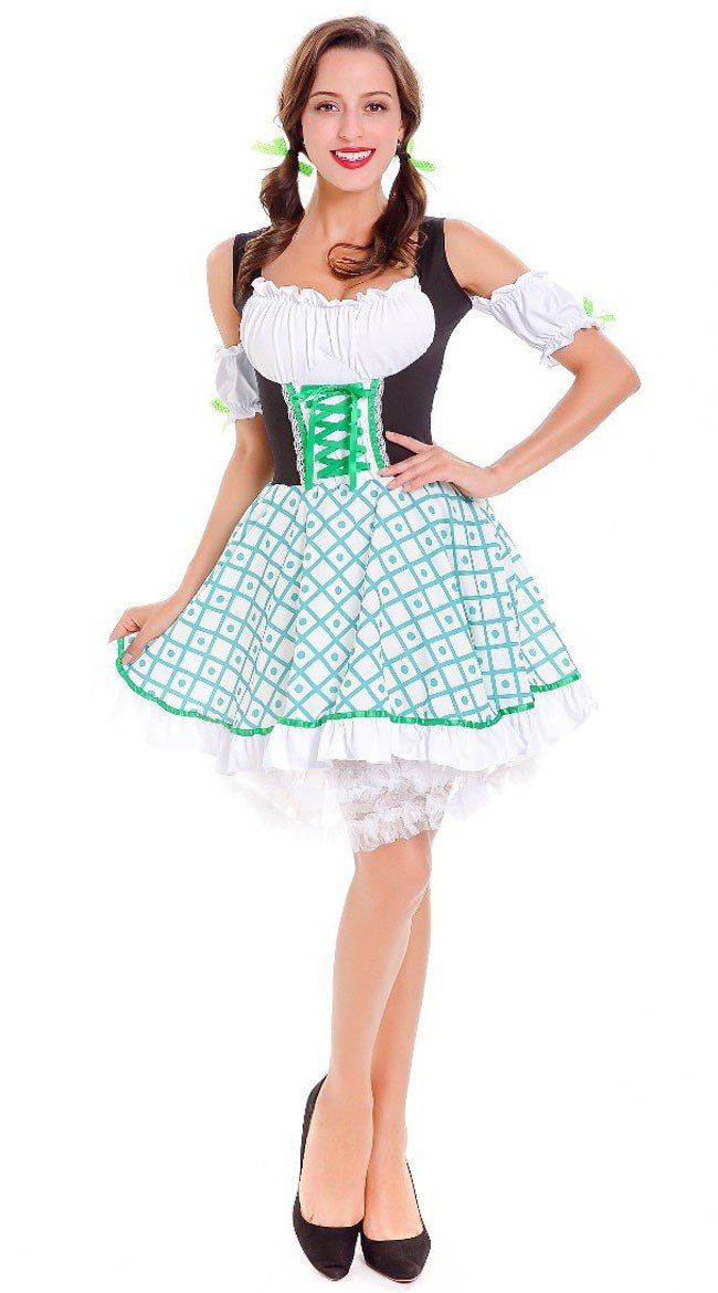 Tyske Bayersk Oktoberfest Kostyme Dame