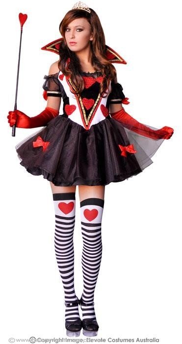 Alice Røde Hjerter Spader Kostyme Alice i Wonderland