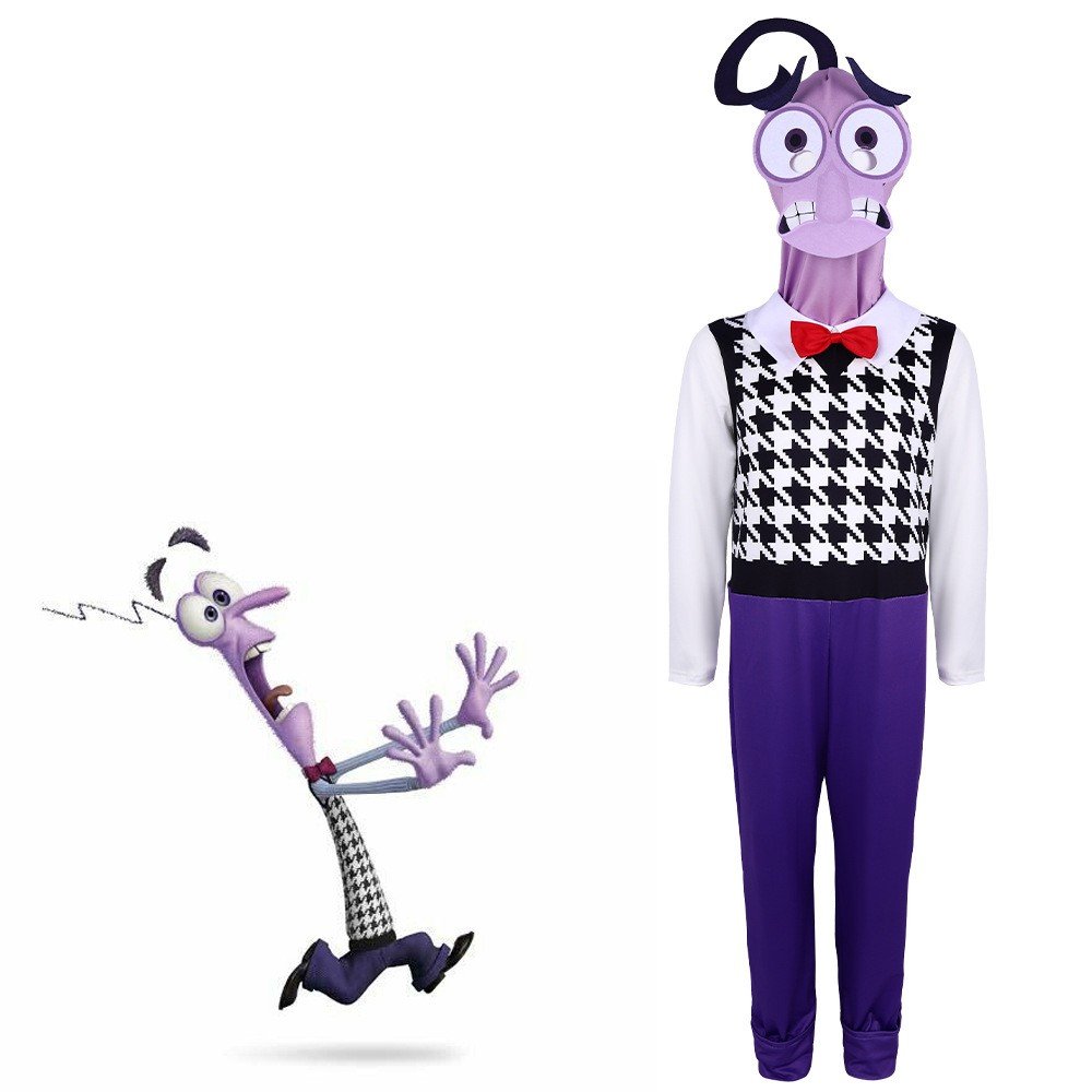 Innsiden ut 2 Fear Kostyme for Barn og Voksne Halloween Cosplay Karneval Kostyme