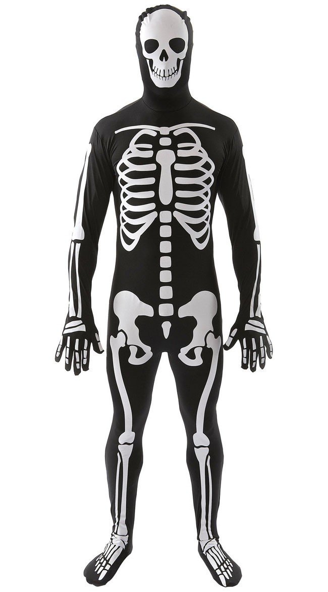 Halloween Voksen Skjelett Kostyme Mann