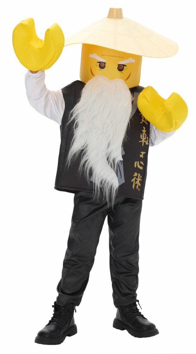 Lego Sensei Wu Barnekostyme Ninjago Halloween Ninjakostyme