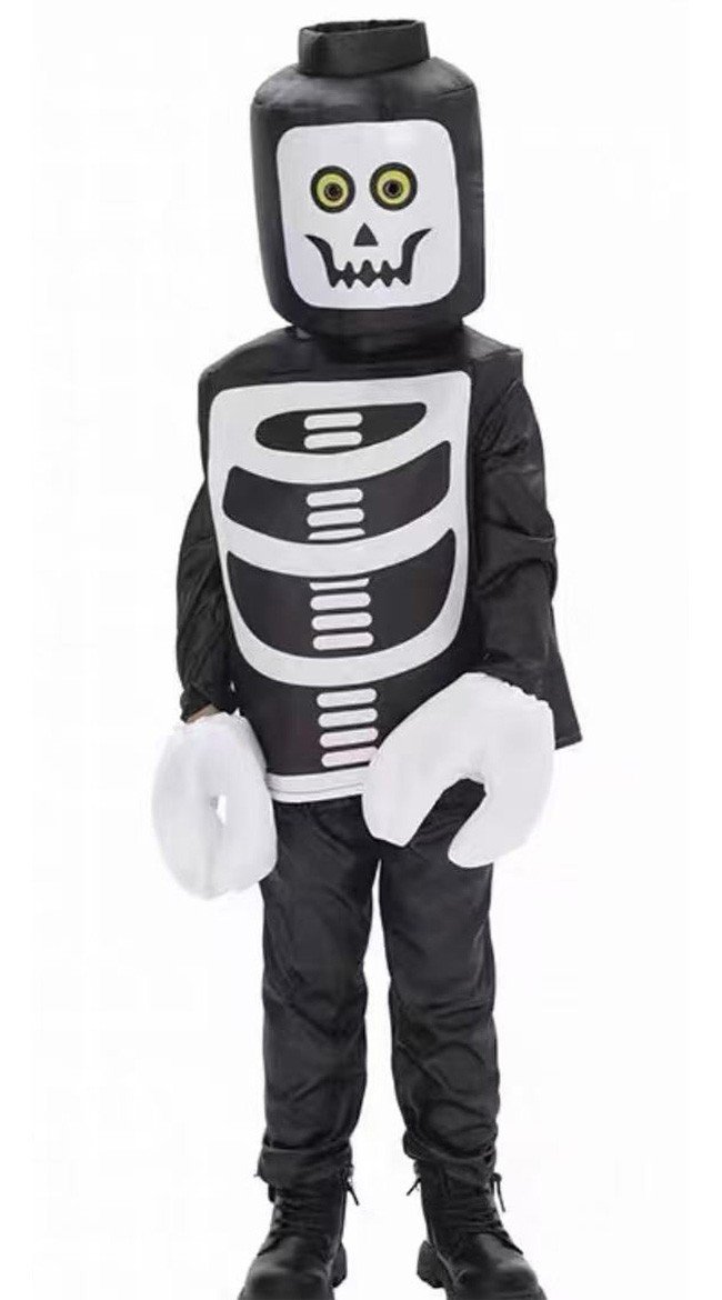 Lego Skjelett Kostyme Barn Ninjago Halloween Ninjakostyme