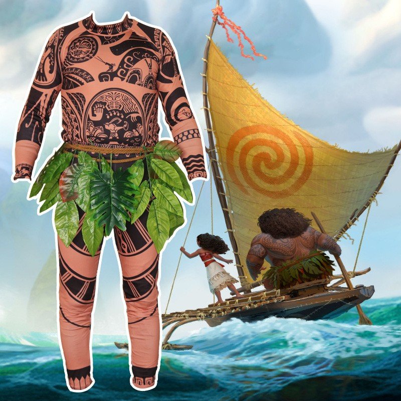 Maui Kostyme Barn Moana Kostyme Maui Tattoo Kostyme