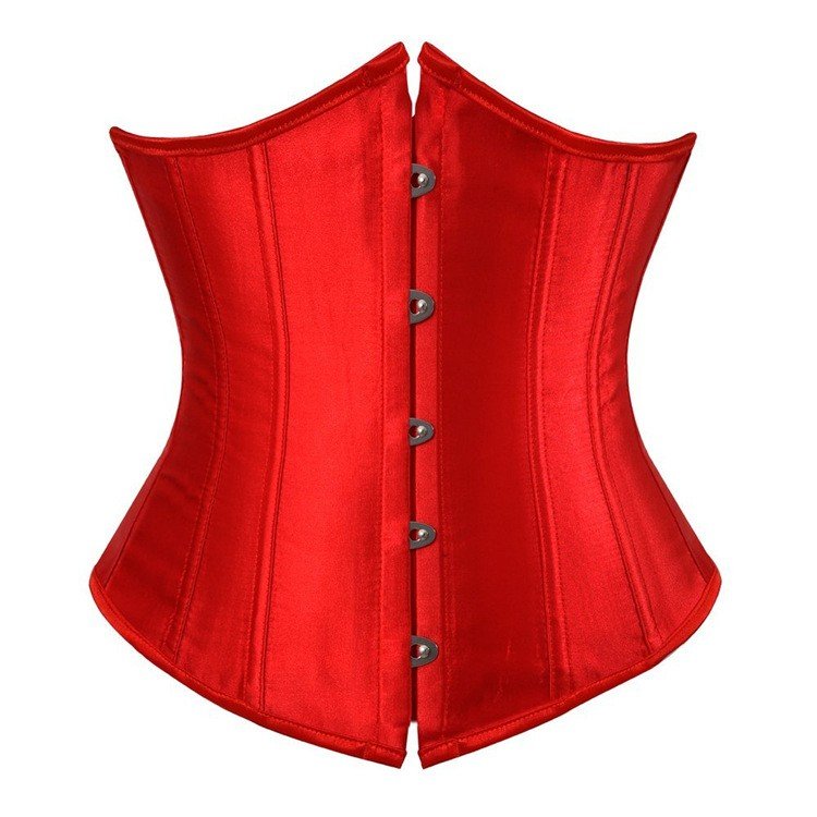 Sateng Underbystekorsett Rød Waist Training Korsett Shapewear