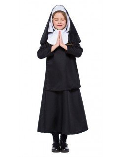 Barn Nonne Kostyme for Jenter