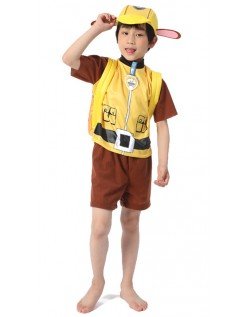 Barn Paw Patrol Rubble Kostyme Kortermet