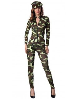 Paratrooper Army Kostyme Dame
