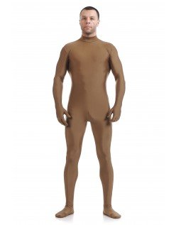 Morphsuit Lycra Spandex Drakt Second Skin Kostyme Mann Kaffe