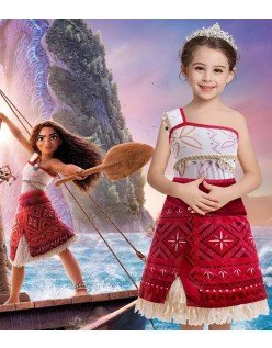Barn Moana 2 Vaiana Kostyme For Jenter