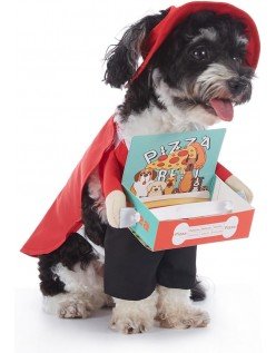 Pizzalevering Mann Kjæledyr Kostyme Hundeklær Katteklær Halloween Kjæledyr Hundekostyme