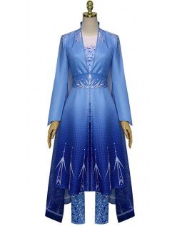 Deluxe Frozen 2 Prinsesse Elsa Kostyme for Voksne