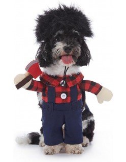 Mann Med Øks Kjæledyr Kostyme Hundeklær Katteklær Halloween Kjæledyr Hundekostyme