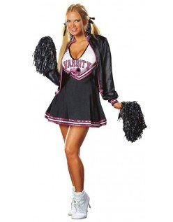 Varsity Deluxe Sexy Cheerleader Kostyme