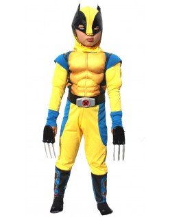 Barn Wolverine Muskel Kostyme