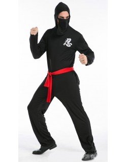 Halloween Mester Ninja Kostyme Menn